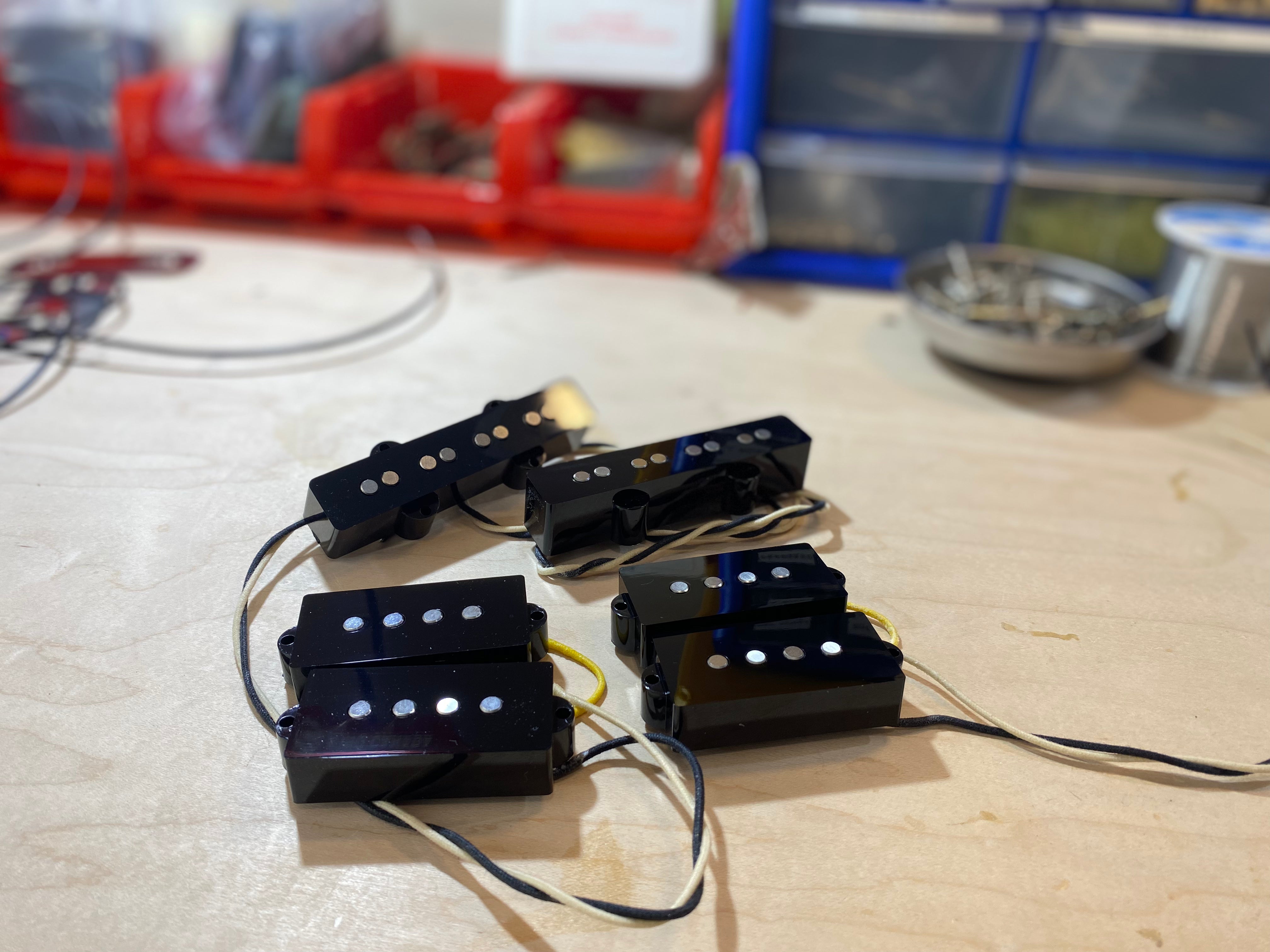 Traditional P-J Bass set